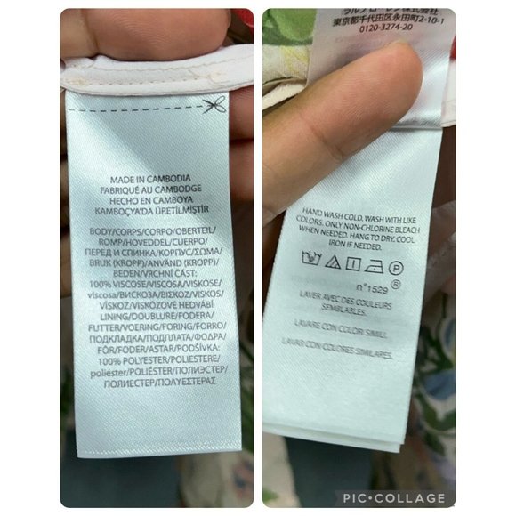 Polo Ralph Lauren Dress Womens Size 0 Multicolor Floral Flutter Sleeve - Picture 15 of 16